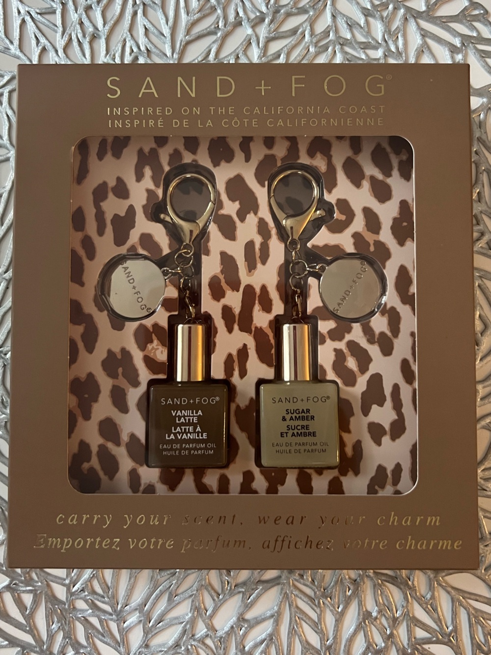 Sand + Fog charm set